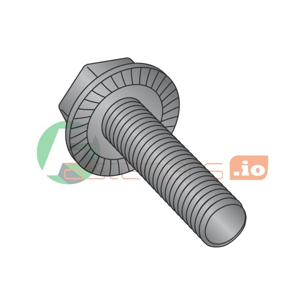 Newport Fasteners 1/4"-20 Flange Bolt, Black Oxide Steel, 3/4 in L, 2500 PK 603057 - main